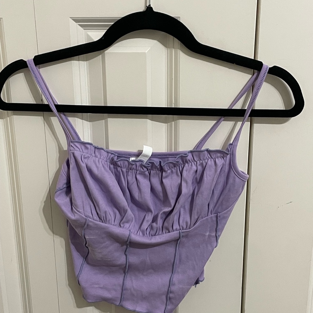 ruched crop top